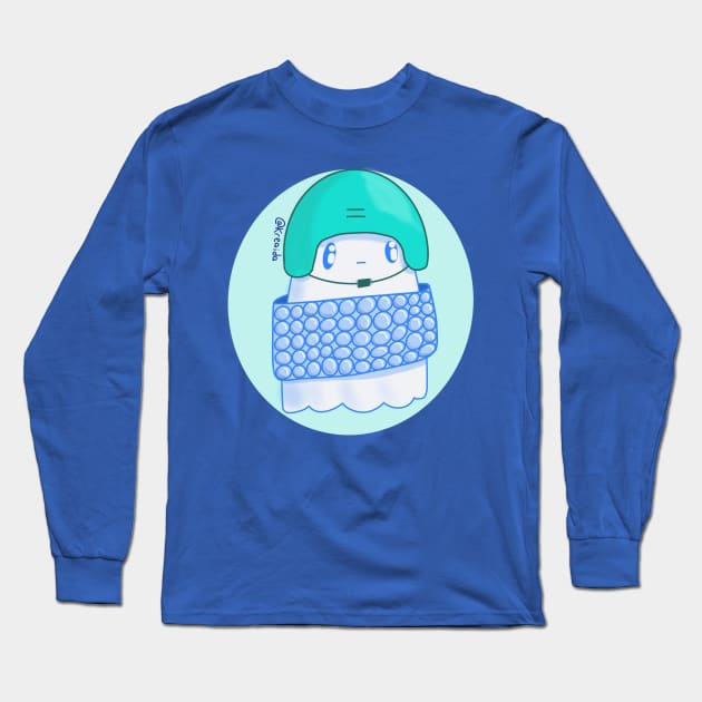 Safety Ghostie Long Sleeve T-Shirt by Kreaida